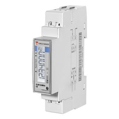 Energimåler EM111 45A@230V 1F MID Modbus